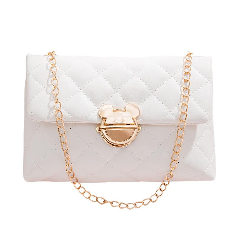 Bag Women's New Embroidered Rhombus Chain Women's Bag Casual Small Square Bag Shoulder Messenger Bag Mobile Phone Bag