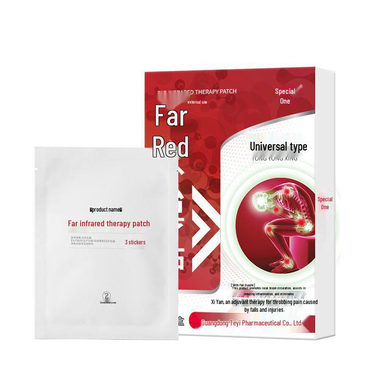 

Special One Far-Infrared Therapy Patch for Back, Lumbar, Muscle Strain, Knee, Arthritis, Shoulder, and Neck Pain Relief 6 pieces/box