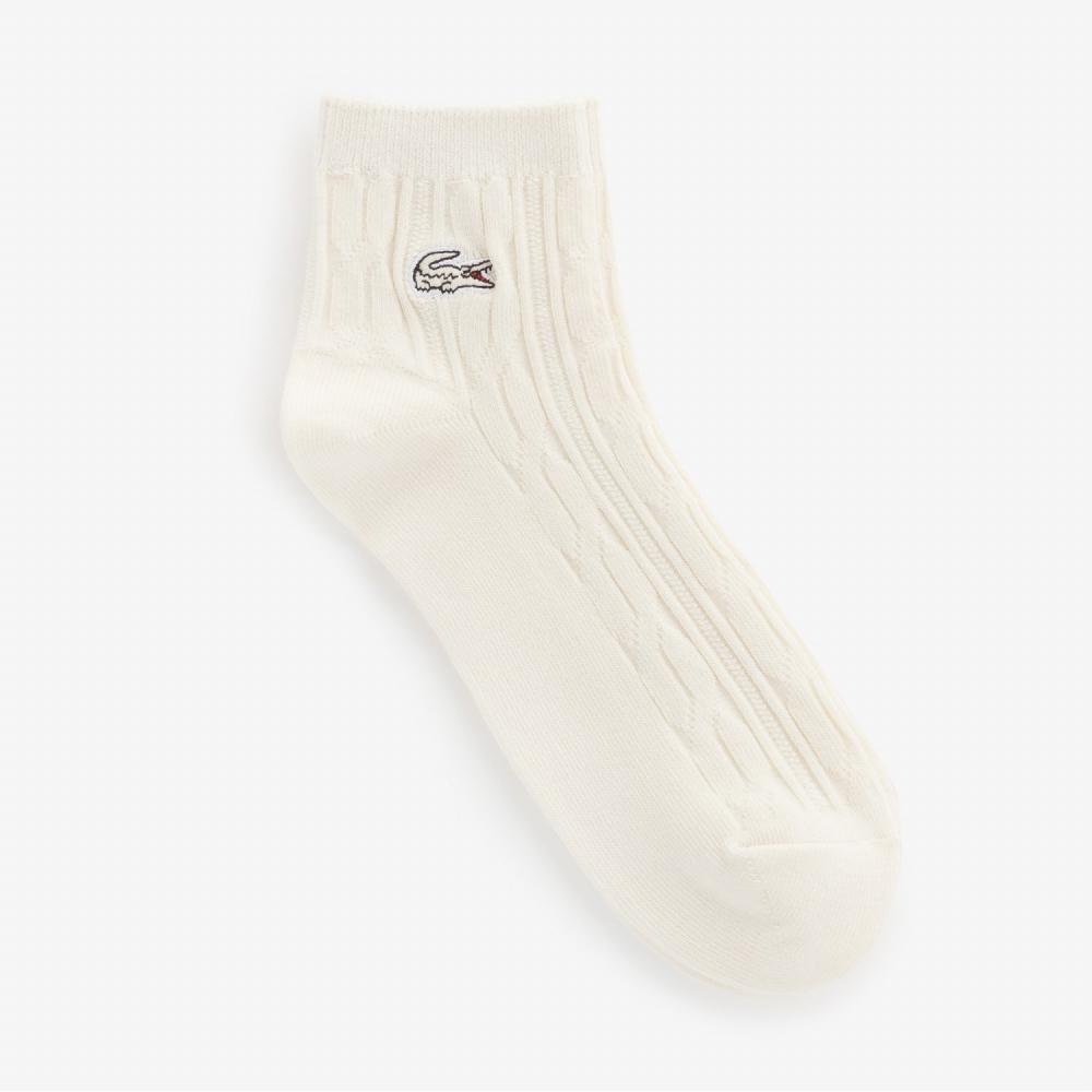 

Женские однотонные носки LACOSTE со шнуровкой RA792E53N XFJ