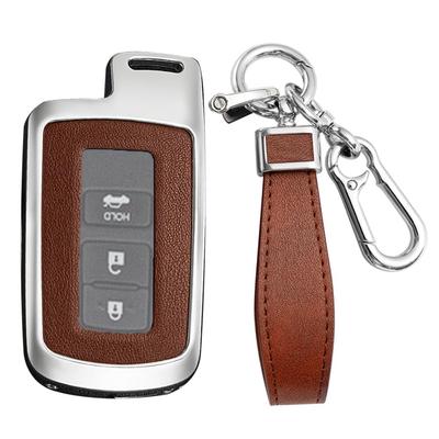 Toyota 2/3 Button Key Case Key Cover Key Holder Alloy PVC Leather For