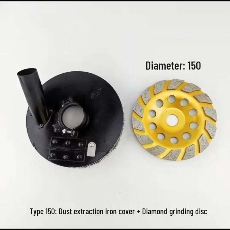 

150mm Angle Grinder Dust Shroud Kit with Diamond Disc