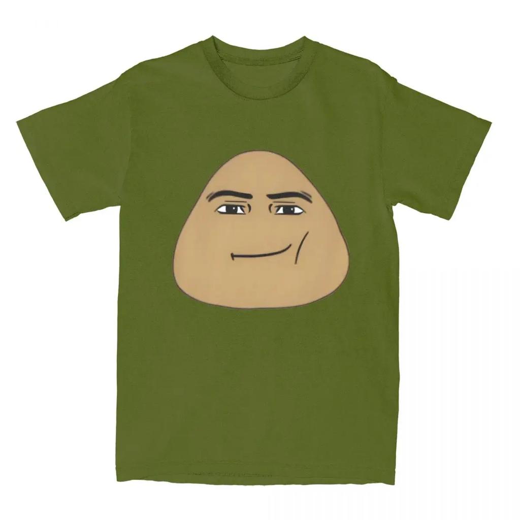 UnisexCartoon Game The Maw My Pet Alien Pou Meme T Shirt Apparel Funny 100% Cotton T-shirt Clothes Vintage Tee Shirt Printed