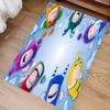 1pz Tappeto Area con Stampa Oddbods - Morbido, Lavabile, Antiscivolo, Tappeto Decorativo da Interno per Sedie da Ufficio, Soggiorno, Ufficio in Casa