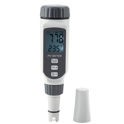 SMART SENSOR Professionelles PH-Messgerät Tragbarer Wasserqualitätstester Säuremesser PH818