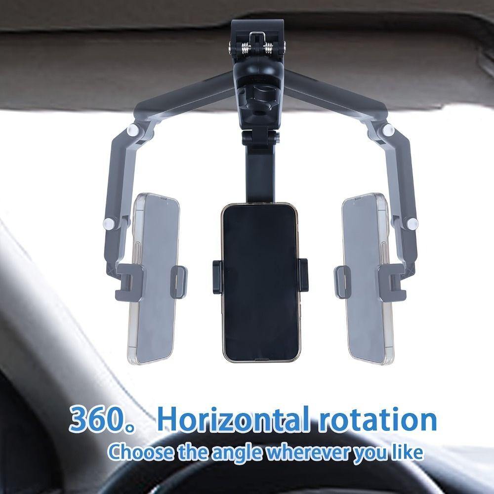 Universeller Sonnenblenden-Handyhalter Multifunktionaler Navigationshalter Fahrzeughalterung
