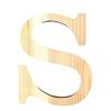 LETTER S - 11.5 CM - WOOD