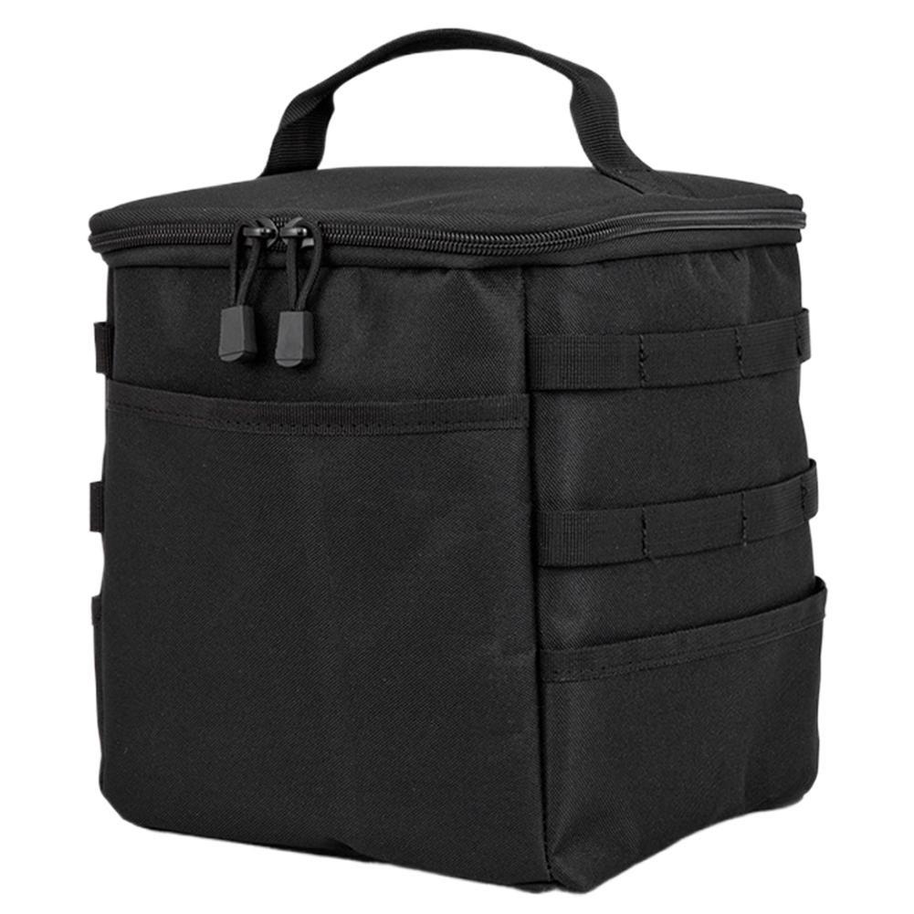 10L campingoppbevaringspose med stor kapasitet gasstankoppbevaringspose Jordspikerverktøyveske Bestikk Håndveske Gasskomfyrbeholder Bæreveske