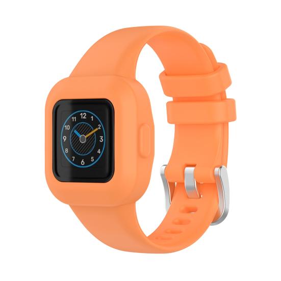 Soft Silicone Solid Color Adjustable Children Watch Band Wristband Replacement for Garmin Fit JR3