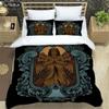 3D Print Medieval Dark Retro Digital 3D Duvet Cover Bedding Set Comforter Linen Pillowcases Home Decor Single Double King Queen