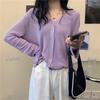 Damen Avocadogrün Strick-Cardigan Sommer Dünnes Off-Shoulder-Top Eisseide Klimaanlage Langarm Mantel