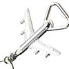 Unique Airplanes Design Keychain With Bottle Opener Function Sturdy Metal Construction Perfect Gift For Outdoor Adventures Daily Use