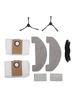 Staubsauger Zubehör Set Roboterstaubsauger Kit Seitenbürste Staubbeutel Filter Wischmopp Tuch Vliesstoff Zubehör Roboter Wartung