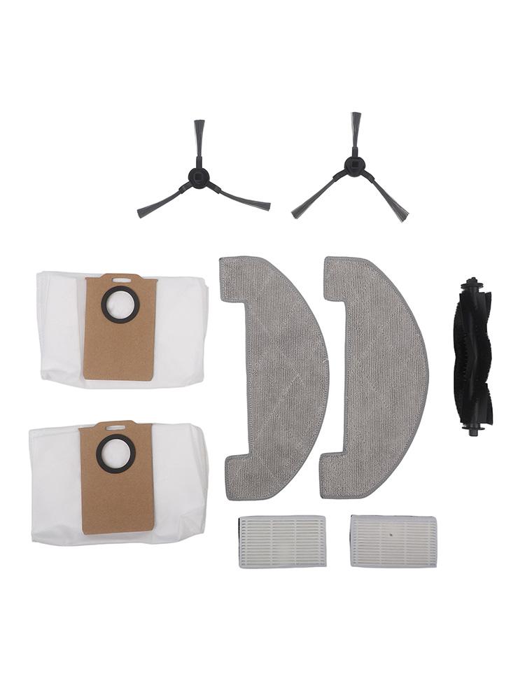 Staubsauger Zubehör Set Roboterstaubsauger Kit Seitenbürste Staubbeutel Filter Wischmopp Tuch Vliesstoff Zubehör Roboter Wartung