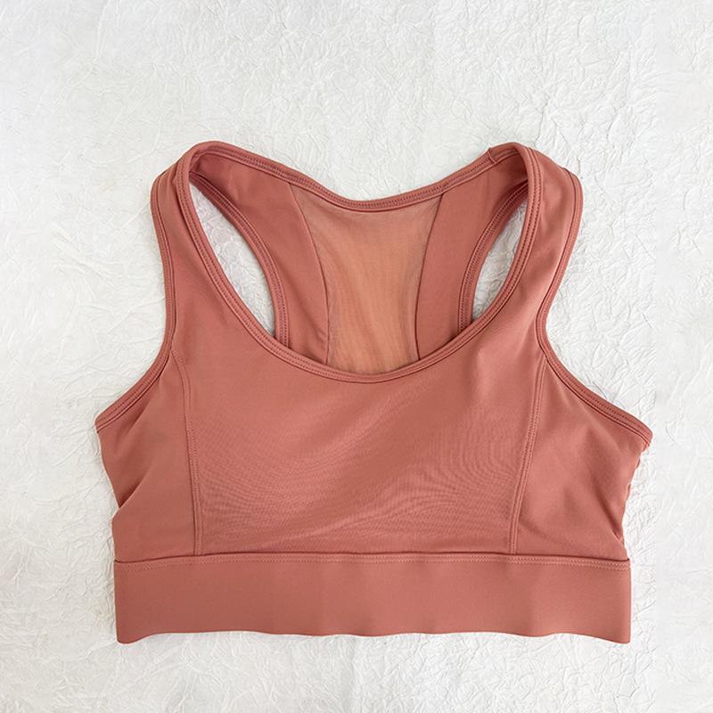 Alo Damen Netz-Sport-BH: Herausnehmbare Polster, Stoßfest, Push-Up, Ideal zum Laufen, Fitness und Yoga.