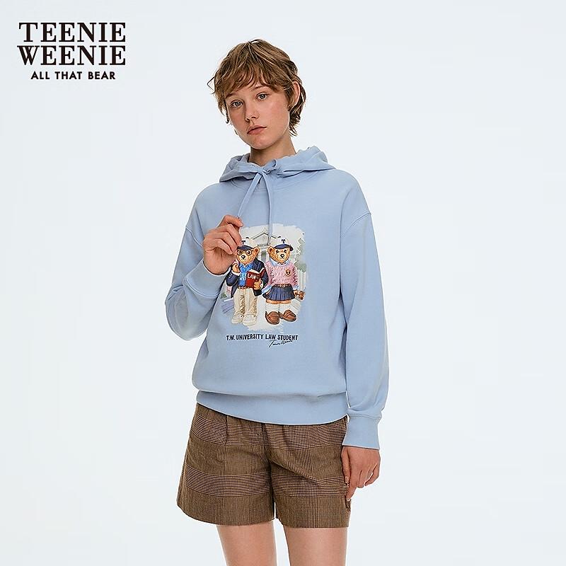 Teenie Weenie Bear Women's Hooded Long-Sleeve Sweatshirt