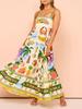 2024 Summer High-Waist Sleeveless Printed Dress for Women