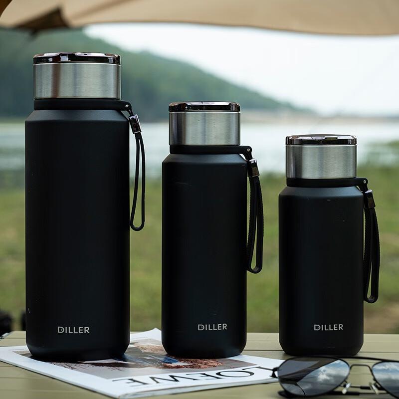 Diller Light Jump Series 304 Stainless Steel Thermos Bottle with Tea Infuser