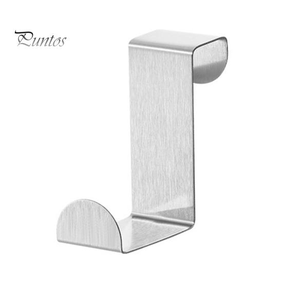 4Pcs Door Back Hooks Rustproof Anti-deform Strong Load-Bearing Coat Towel Organizer Cabinet Hanger Hooks