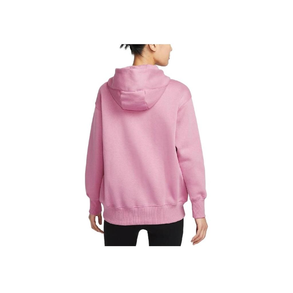 Nike Sportkleding Phoenix Fleece Comfort Rits Hoodie Dames Buitenkleding Element-Roze Zeil DQ5759-699