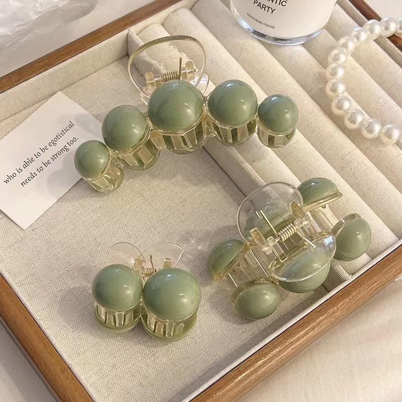 Korean Frosted Large Claw Clip - Elegant Shark Hair Accessory for Women's Updos