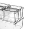 Trainsparent Food Storage Box Rectangular Snack Organizer Fresh Keeping Fridge Container Bin