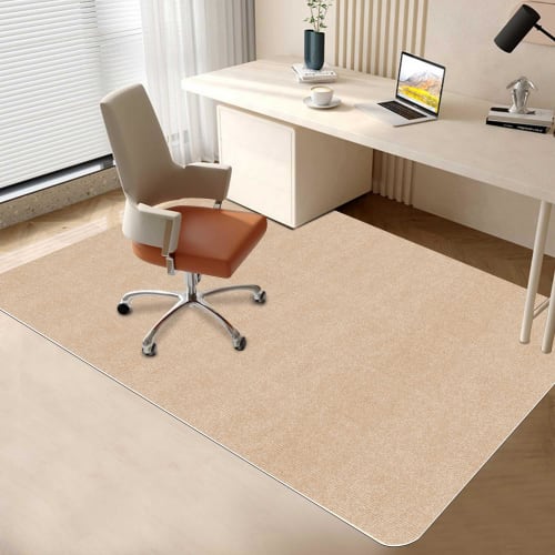 HDMOD Large Chair Mat, 140x160cm, 4mm Thick, Gaming Chair Mat, Placemat, Floor Protector, Non-Slip TPR Mat, Quiet, Sound-Absorbing, Scratch-Resistant,