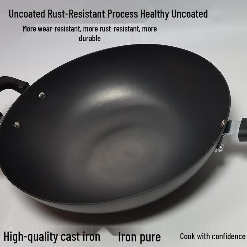 Supor Non-Coated Rust-Resistant Cast Iron Wok
