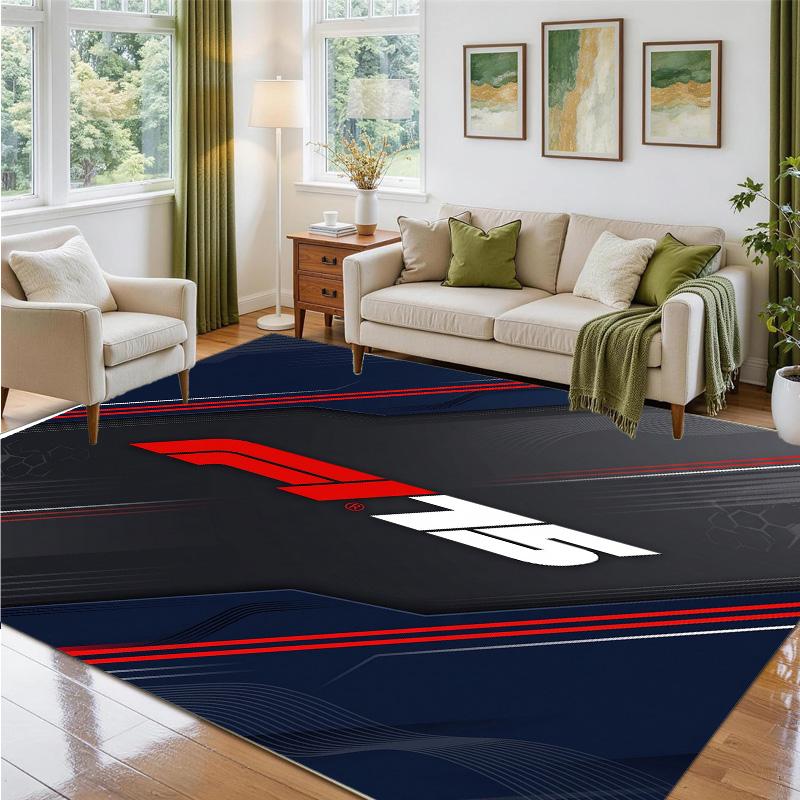 F1 Design Crystal Velvet Rug Soft Decorative Mat for Bedroom Entrance