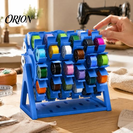 Tabletop Spool Holder 60-Spool Sewing Thread Organizer Rack, 360 Degree Swivel Space Saving Display Stand, Storage for Embroidery And Quilting Threads
