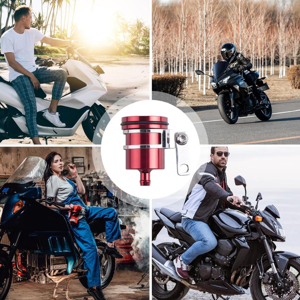Motorcycle Brake Reservoir Cup - Rear Tank, Hydraulic Cylinder Container, Leak