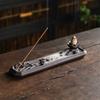 Purple Sand Backflow Incense Burner Incense Tray Creative Lotus Leaf Thread Incense Holder Incense Tray