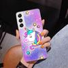 Pink Unicorn Rainbow Phone Case For Samsung Galaxy S24 S25 Edge S26 Ultra S23 S22 S21 Plus S20 FE + Personalized Print Cover Gal