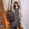 French Temperament Celebrity Design Sense Small Flying Sleeves Waist Small Floral Dress Children's Summer New Long Dress