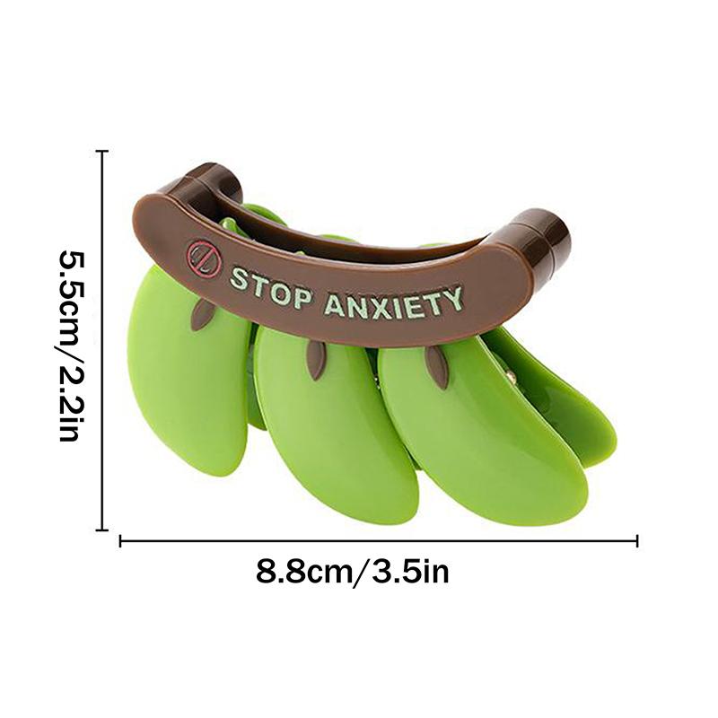 3D Banana Magnetic Fridge Decor - Cute Plastic Food Sealing Clips