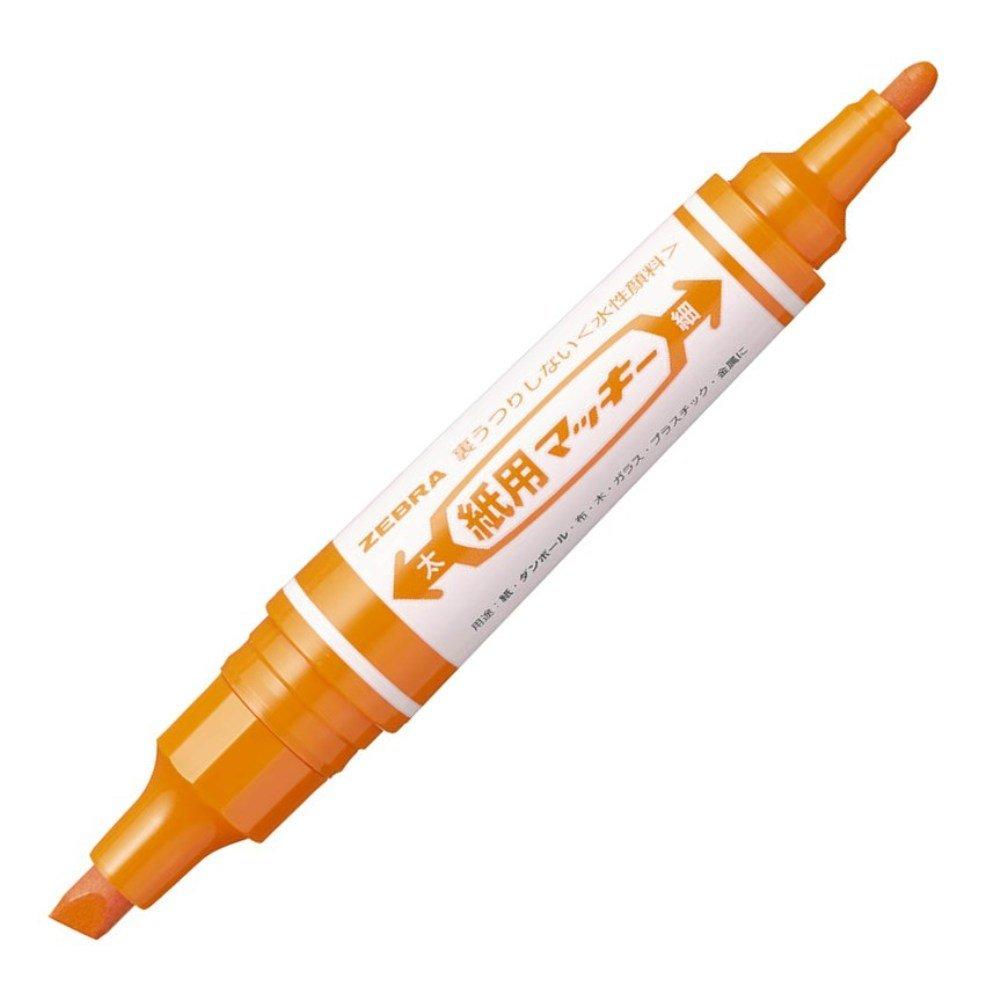 Zebra Makiki for Orange Water-Based Pen, Paper, P-WYT5-OR,