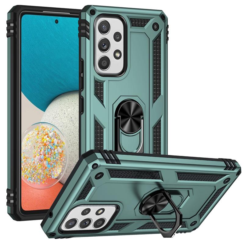 For Samsung Galaxy A53 A23 A33 A73 5G Deksel Armor Støtsikkert Coque For Samsung A53 A 23 33 53 73 Magnetisk Bilholder Ringdeksel