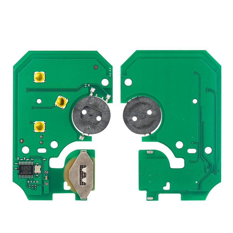 KEYYOU ID46 PCF7947 Chip 3 Buttons For Renault Clio Logan Megane 2 3 Scenic Fob 433Mhz Smart Card Remote Key Circuit Board