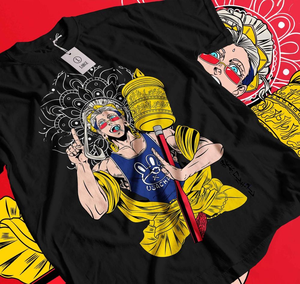 

Buda T-Shirt Record Of Ragnarok Buddha Anime Manga Fan Gift Girl shirt 472 4XL