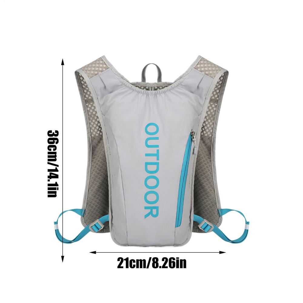 5L Atmungsaktive Trinkweste Trailrunning-Rucksäcke Leichtgewichtige Radfahren Laufen Joggen Marathon-Rucksack Fahrradfahren Klettertasche