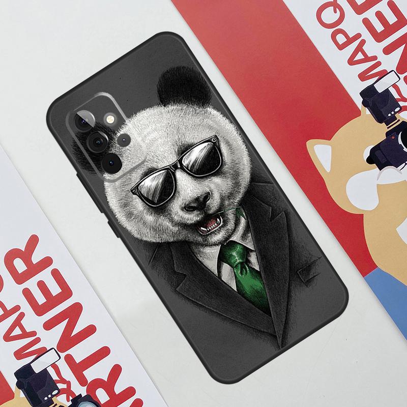 Man Suit Shirt Tie Case For Samsung Galaxy A53 A16 A26 A36 A56 A55 A35 A15 A52 A32 A12 A33 A13 A14 A34 A54 A17