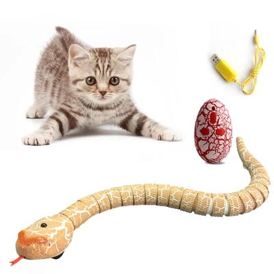 Radio-Controlled Cat Toy, Cat Teaser, Snake, Remote Controlled Snake Toy, Moving Remote Control, RC Simulation, Scary Prank Toy, Cat Toy, Cat