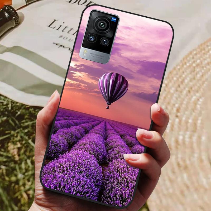 For Vivo X60 Pro Global Version Case Cat Wolf Painted Soft Silicone Phone Cases for Vivo X60 Pro Back Cover X60Pro V2046 Coque