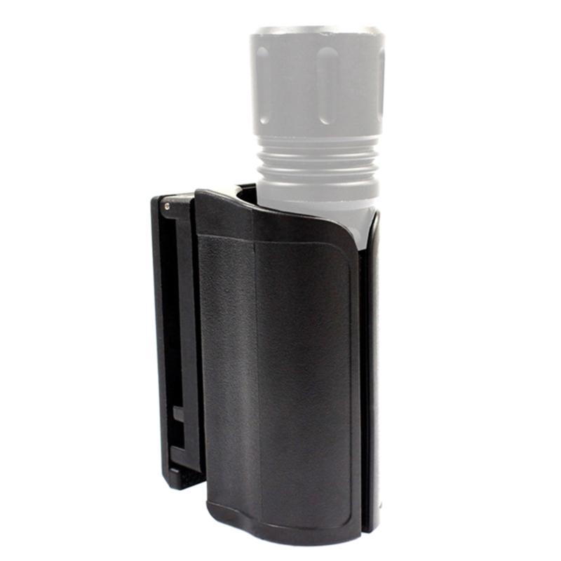 Tactical Flashlight Holder Rotating Baton Holsters Spray Pouch Flashlight Pouch for Duty Belt Adjustable Baton Open Top