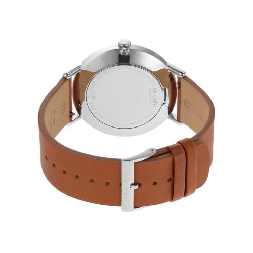 KUPPEL Two-Hand Sub-Second Luggage Leather Watch