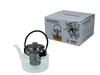 Glass Kettle with Strainer Jug Infuser for Tea, Herbs and Coffee Gift