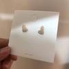 925 Silver Needle Korea Dongdaemun Earrings Cold Wind Temperament Versatile Small Love Pearl Stud Earrings Women's Earrings