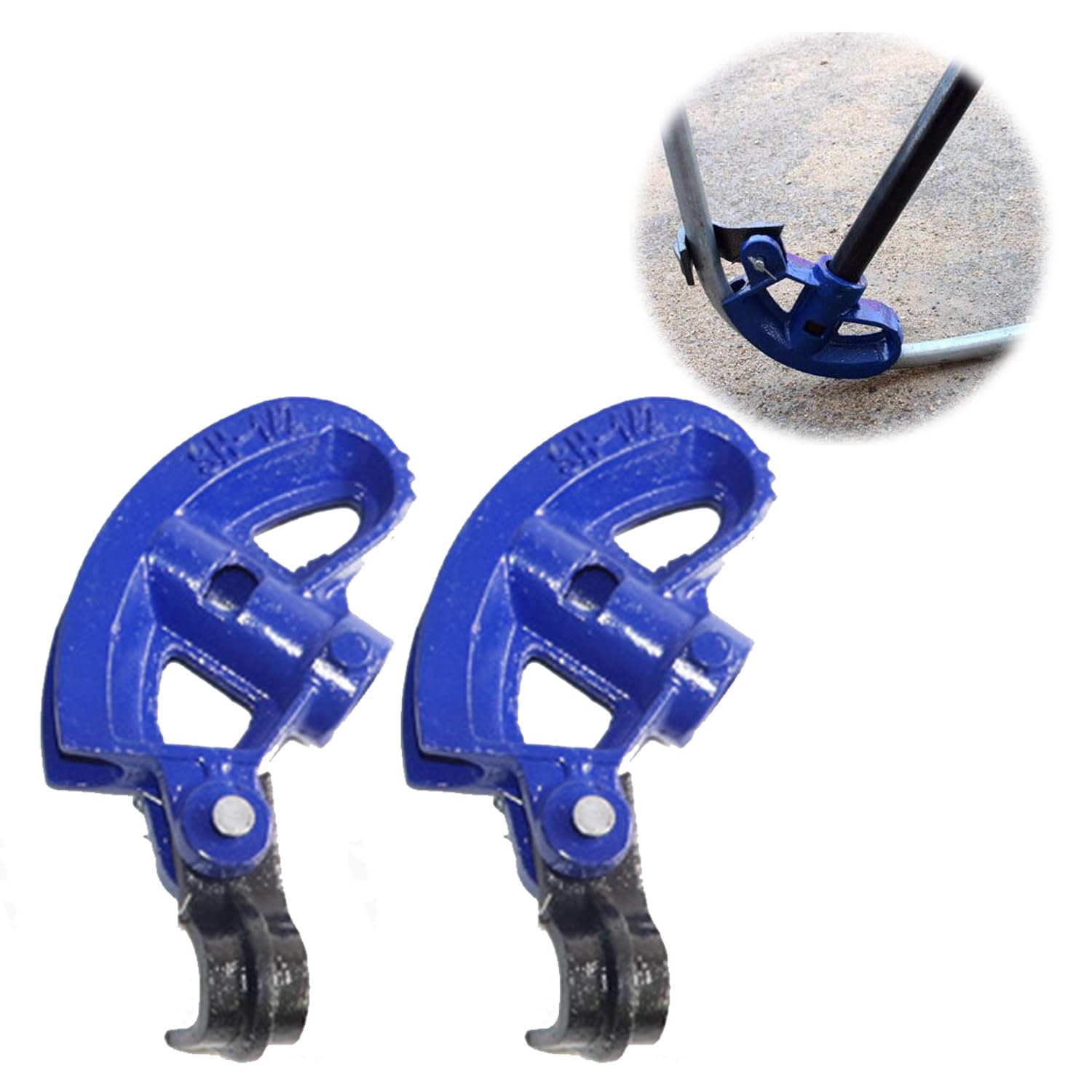 

NABESHI Pipe Bender, Tube Bender, Bending Tool, Manual, Single Tube, Aluminum Bender (1/2 x 2, Blue)