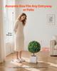 VEVOR Artificial Topiary Boxwood Trees with Ground Spike, 2 Set 686mm Faux Shrubs & Bushes Potted Plants