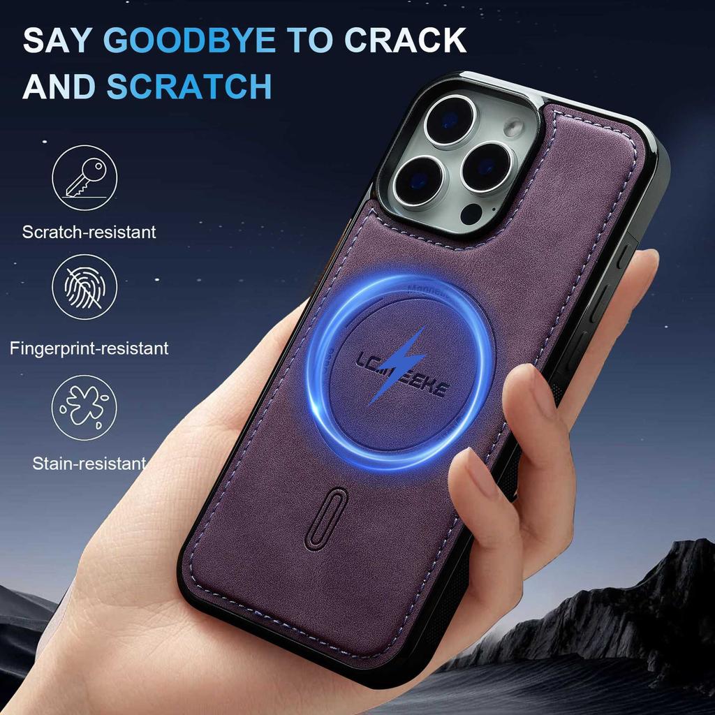 The New Model Is Suitable for IPhone16Promax, Apple 15pro Magnetic Phone Case, Drop-proof 14Plus, and Business 17Air