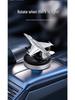 F16 Snapdragon Rotating Solar Car Aromatherapy Ornament with Light & Long-lasting Fragrance